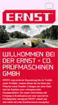 Mobile Screenshot of ernst-gruppe.de